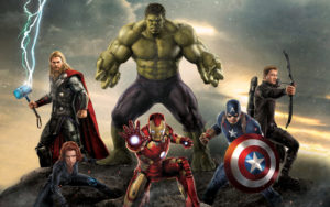 Avengers green screen background